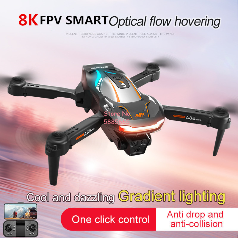 Drone Rc Folding - 8K Aerial Photography Optical Flow Positioning
