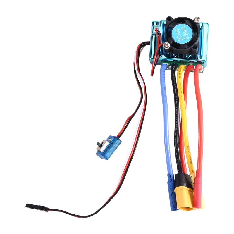 Rc Boat Brushless Motor - WOWFU-120A Brushless ESC Speed Controller With