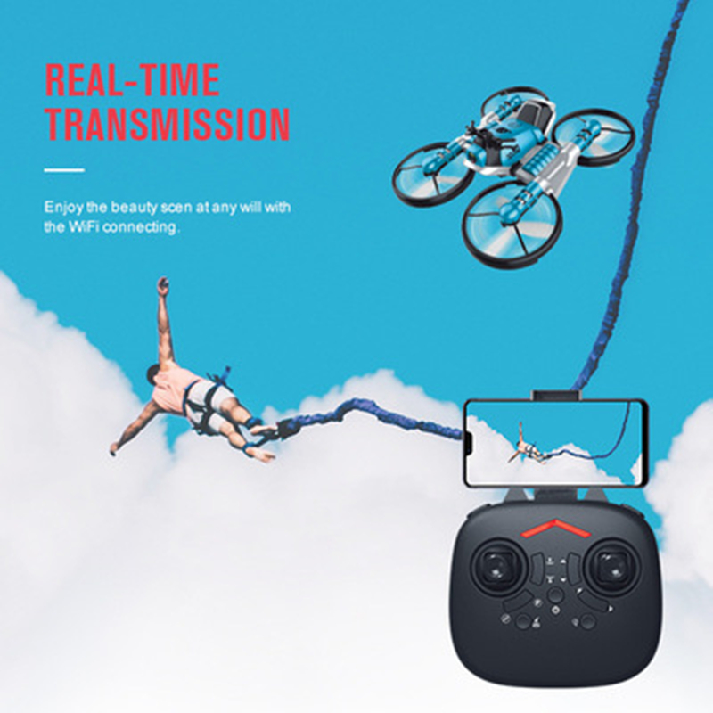Drone Rc Folding - Land And Air Deformation Folding RC