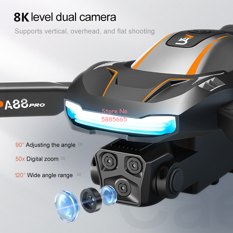 8K Aerial Photography Optical  - Drone Rc Folding review and price