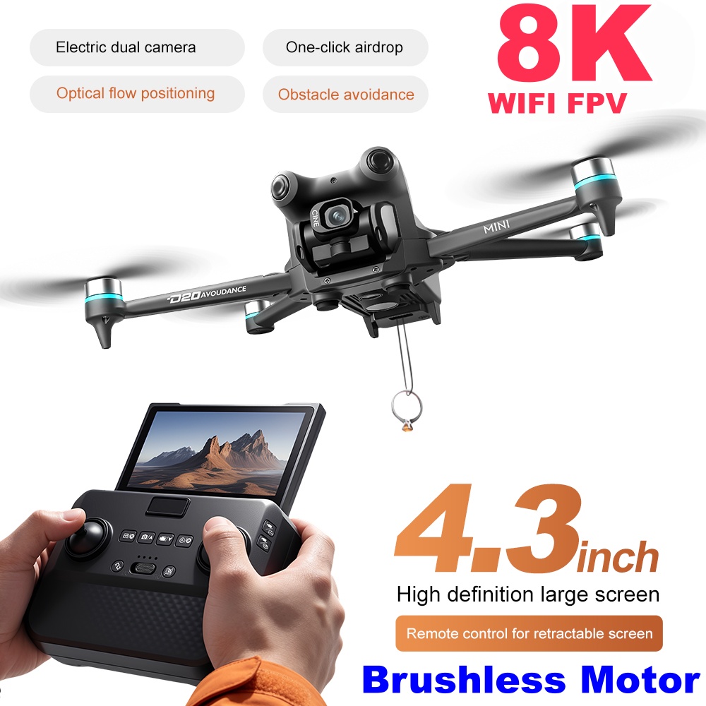 Brushless Screen Drone With Du - Drone Rc Folding review and price