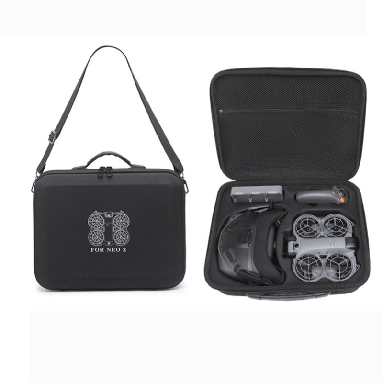 Hard Case for DJI Neo 2, Carry - Drone Rc N3 3 Batteries review and price