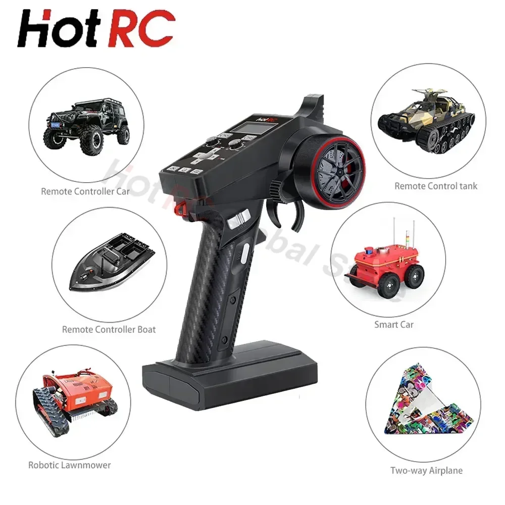 HotRC CT-6A 2.4G 6CH 6 Channel - Drone Rc Transmitter And Receiver review and price