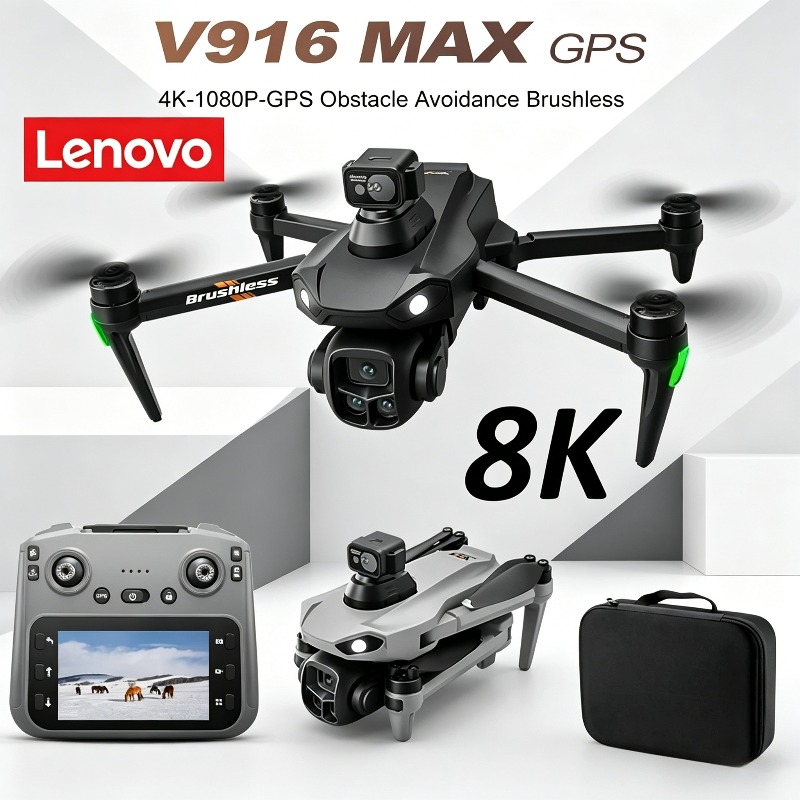 Lenovo V916MAX Professional 8K - Drone E88Pro Rc 4K review and price