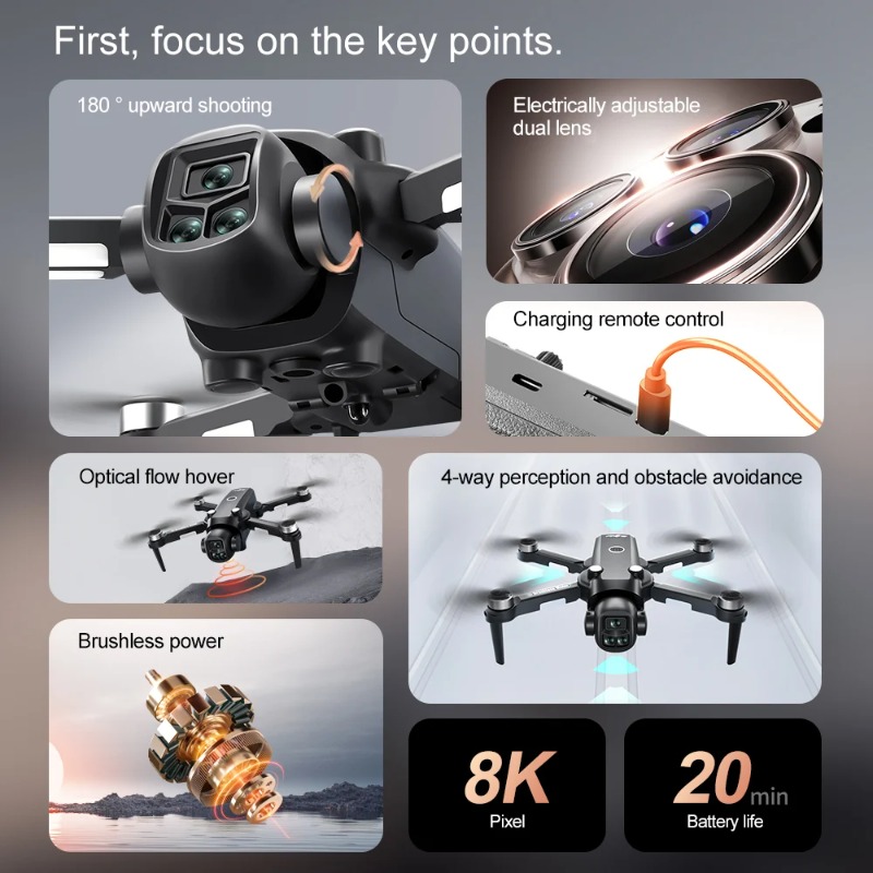 Professional Lenovo V156MAX RC - Drone Smart Rc Foldable review and price