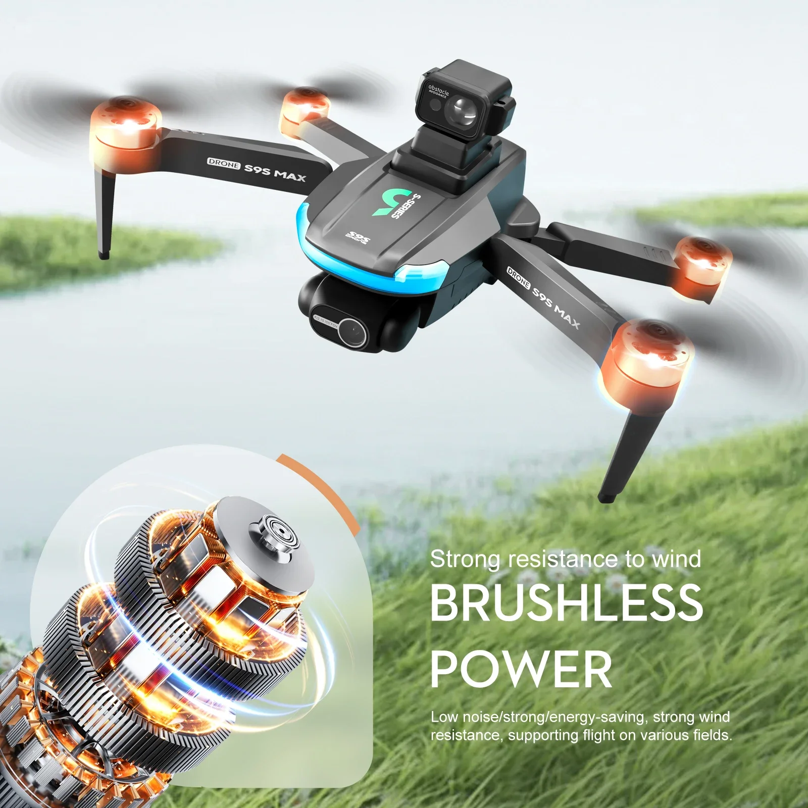 NEW S9S MAX MINI Drone 4K 2-Ax - Drone E88Pro Rc 4K review and price