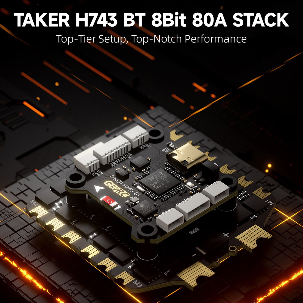 GEPRC TAKER H743 BT 8Bit 80A S - Drone Tech Rc review and price