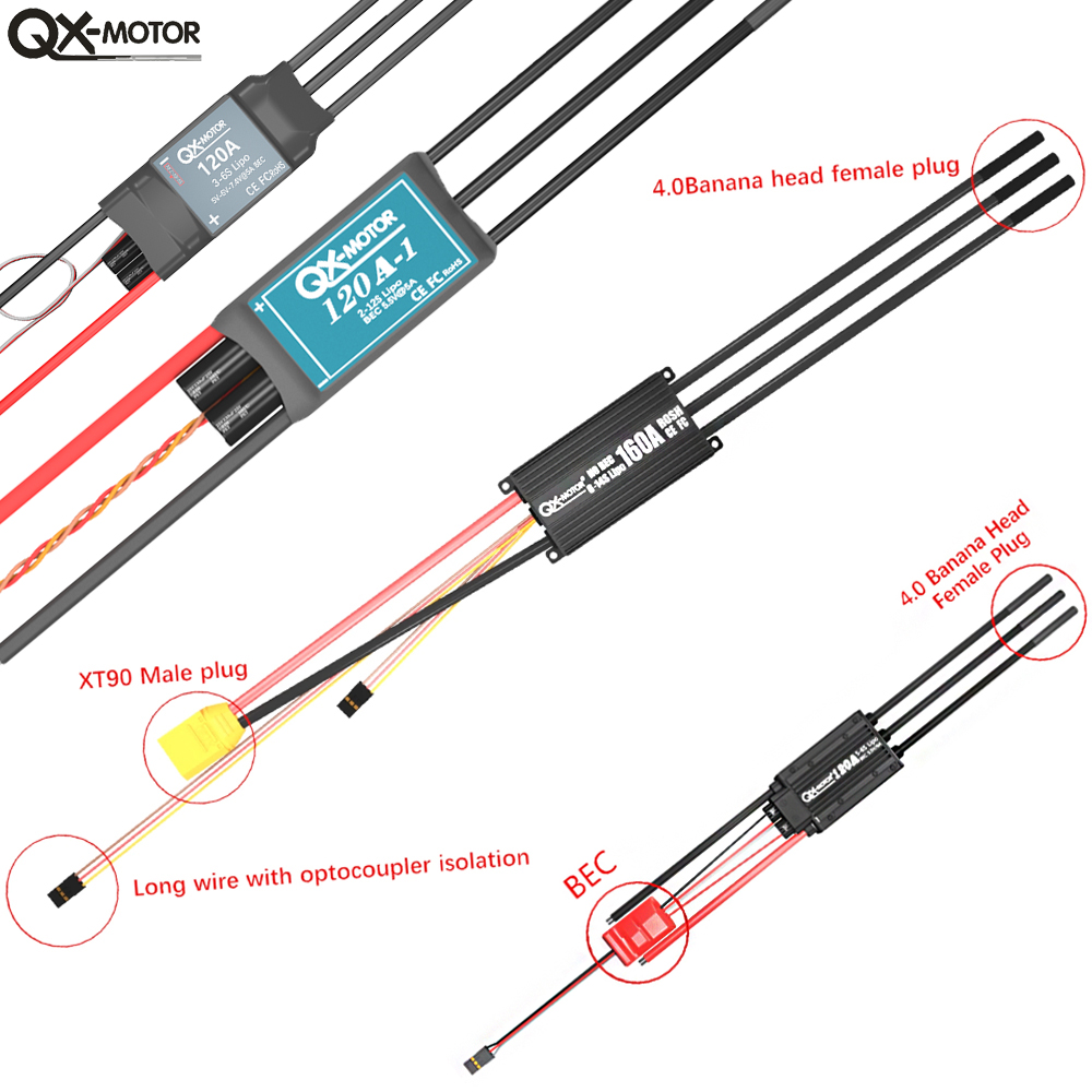QX-MOTOR Brushless ESC series  - Rc Boat Brushless Motor review and price