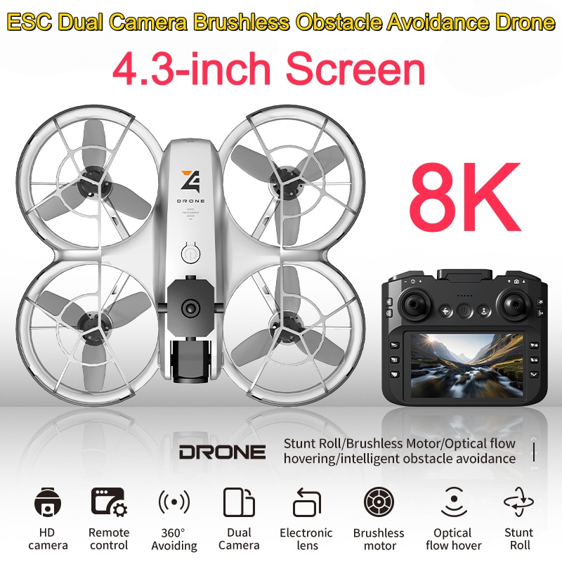 8K ESC Dual Camera Dron Brushl - Esc 4In1 Brushless review and price