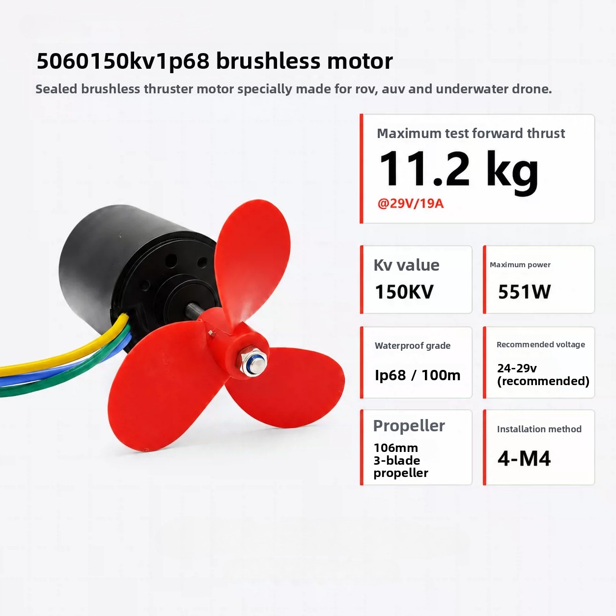 A5060 Waterproof Brushless Mot - Rc Boat Brushless Motor review and price