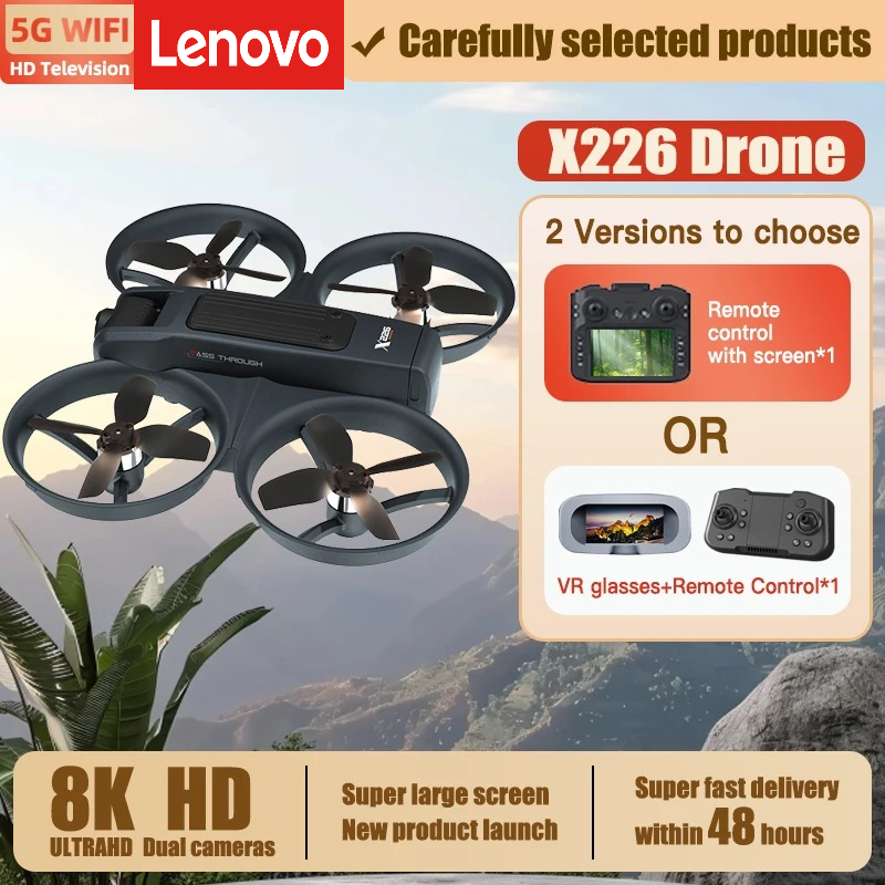 Lenovo X226/VR RC Drone 8K Pro - Drone Rc X226 review and price