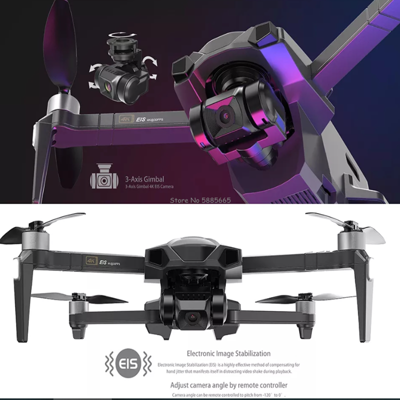Professional 4K GPS Return FPV - Drone Smart Rc Foldable review and price