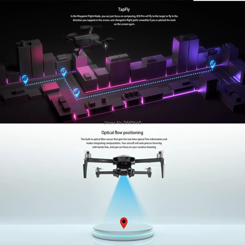 Professional 4K GPS Return FPV - Drone Smart Rc Foldable review and price