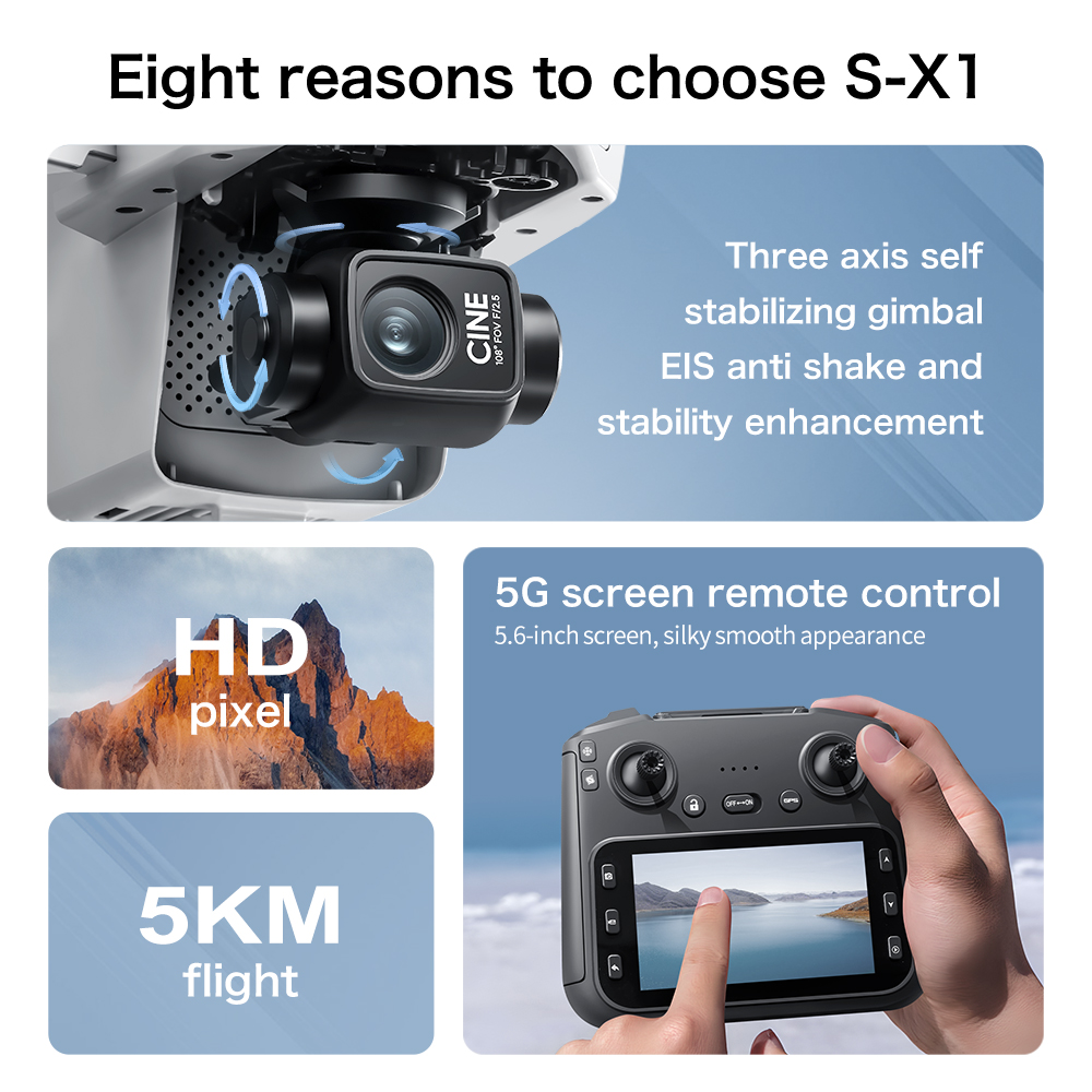 Lenovo S-X1 Drone 8K HD Profes - Drone E88Pro Rc 4K review and price