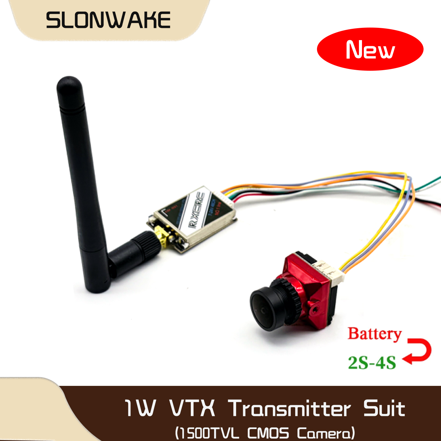 SLONWAKE  5.8G 48CH 1W VTX 100 - Drone Rc Transmitter And Receiver review and price