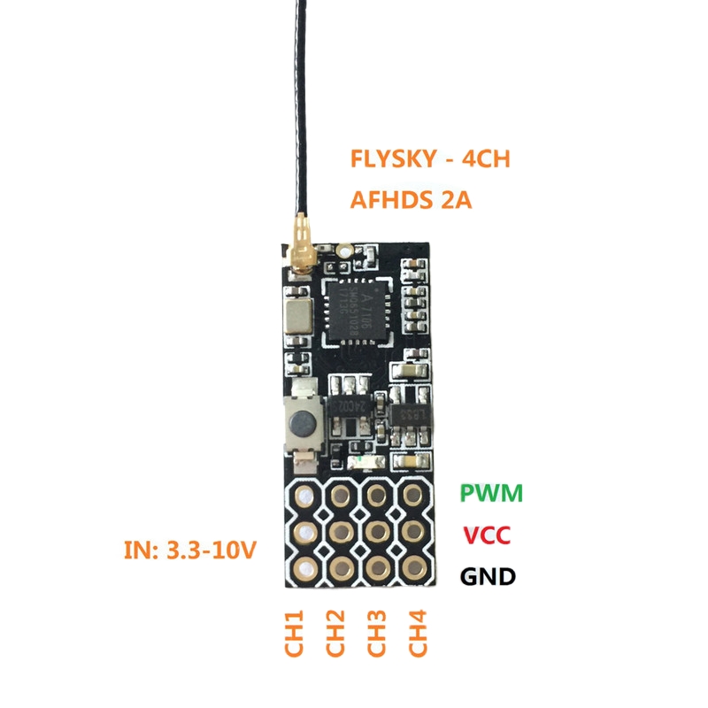 Flysky FS2A Mini Receiver 4CH  - Drone Rc Battery review and price