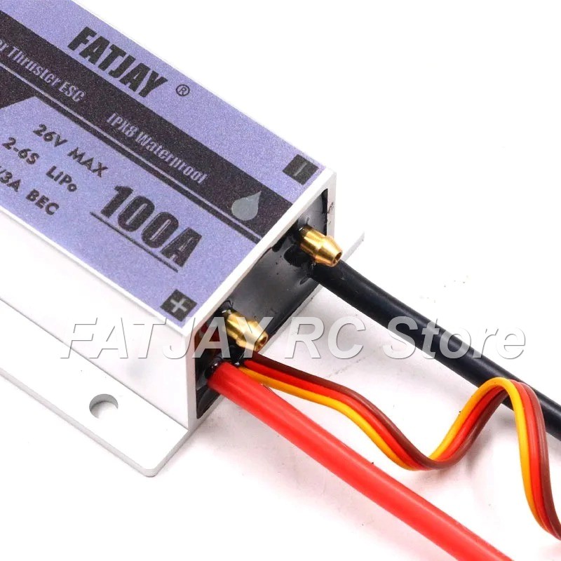 FATJAY 100A Brushless Electron - Rc Boat Brushless Motor review and price