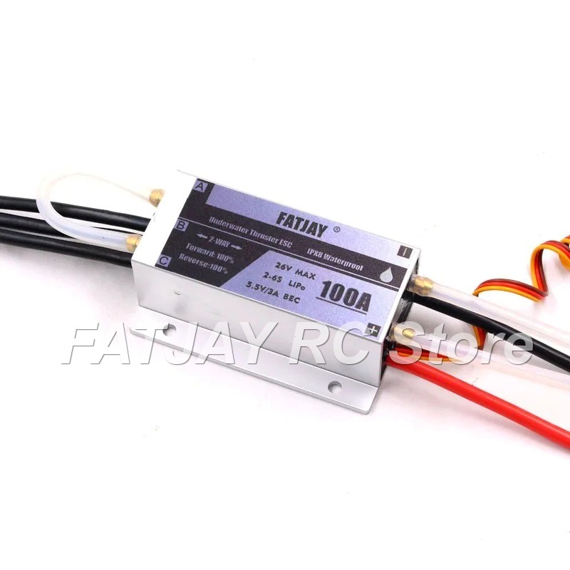 FATJAY 100A Brushless Electron - Rc Boat Brushless Motor review and price
