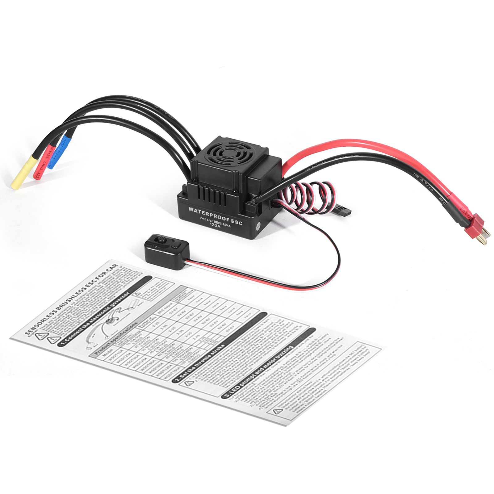 Upgrade Sensorless 120A Brushl - Esc 4In1 Brushless review and price