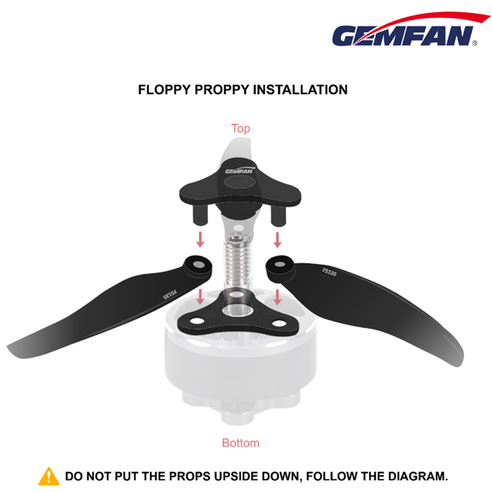 Folding Propeller 5135 Gemfan  - Drone Rc Folding review and price