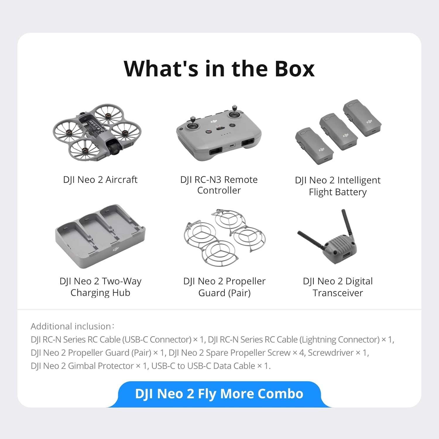 DJI Neo 2 Fly More Combo Drone - Drone Rc N3 3 Batteries review and price