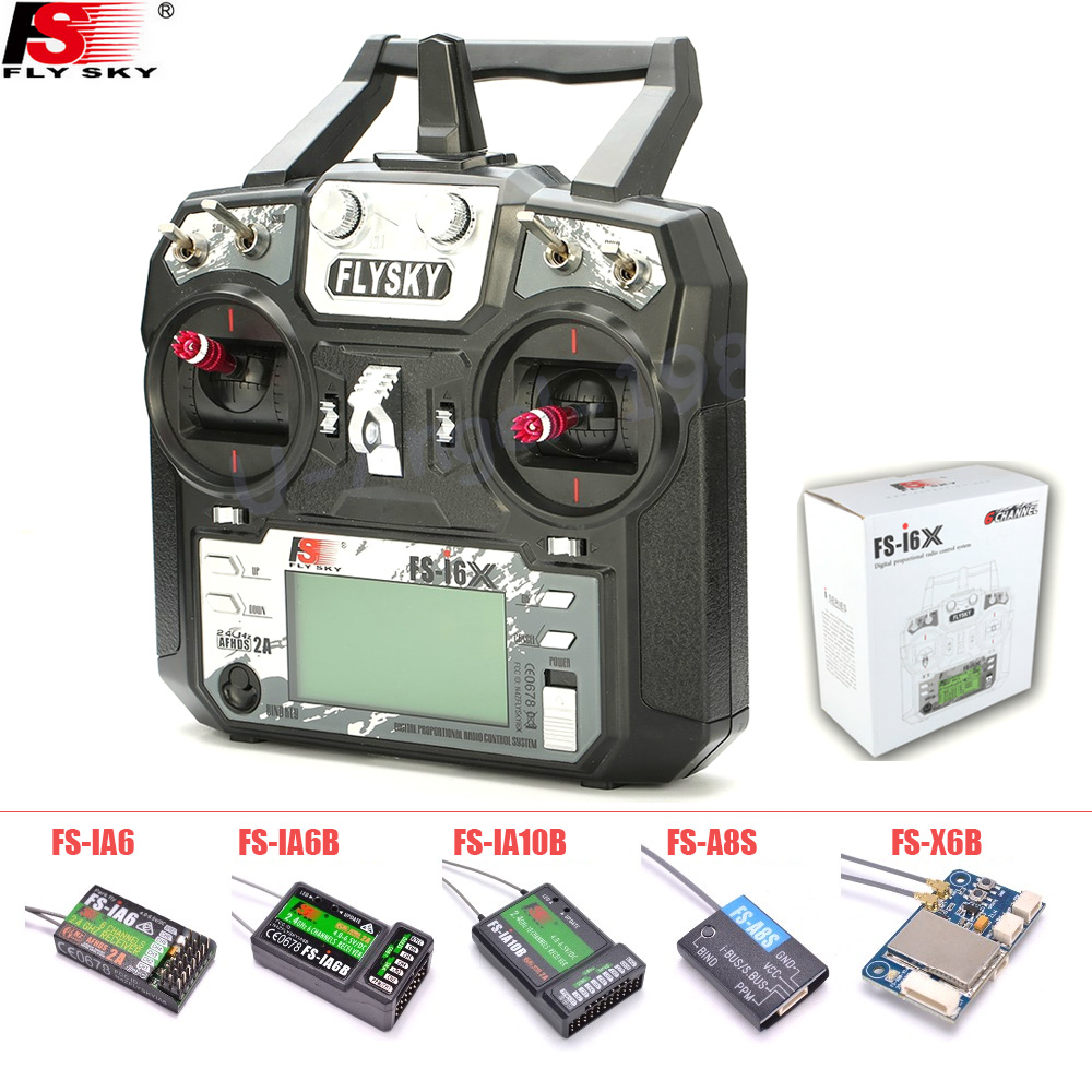 FLYSKY FS-i6X FS i6X 10CH 2.4G - Drone Rc Transmitter And Receiver review and price